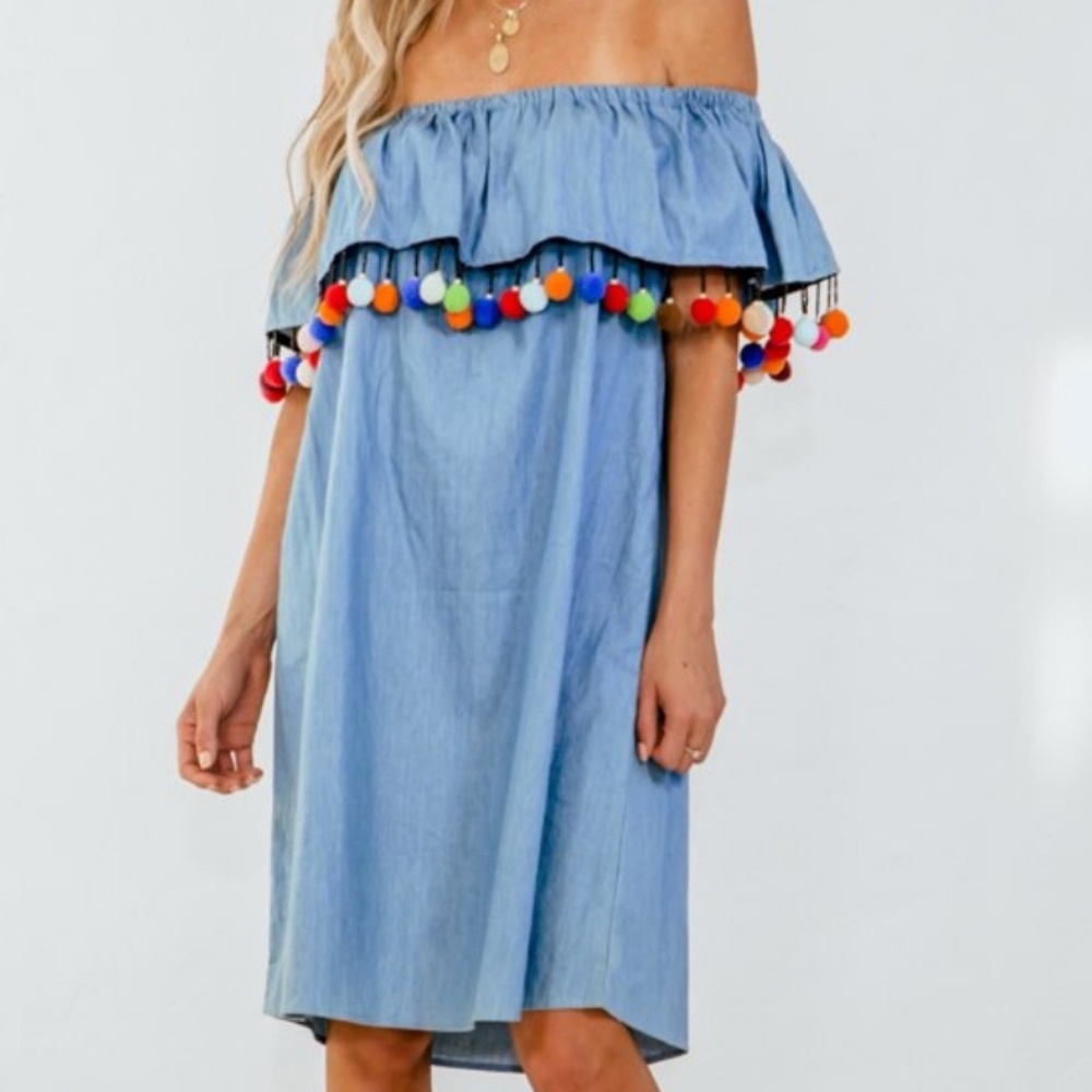 Fiesta denim dress